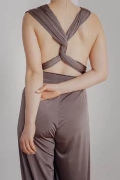 Brauner Einteiler – Jumpsuit Convertible Mushroom Twobirds