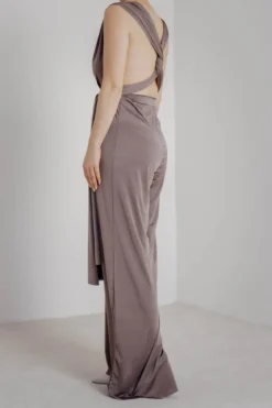 Brauner Einteiler – Jumpsuit Convertible Mushroom Twobirds