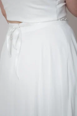 Braut Haarband in Ivory mit Strass und Perlen