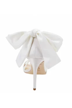 Braut High Heels mit Seidenband und Schleife – Kate Bella Belle Shoes