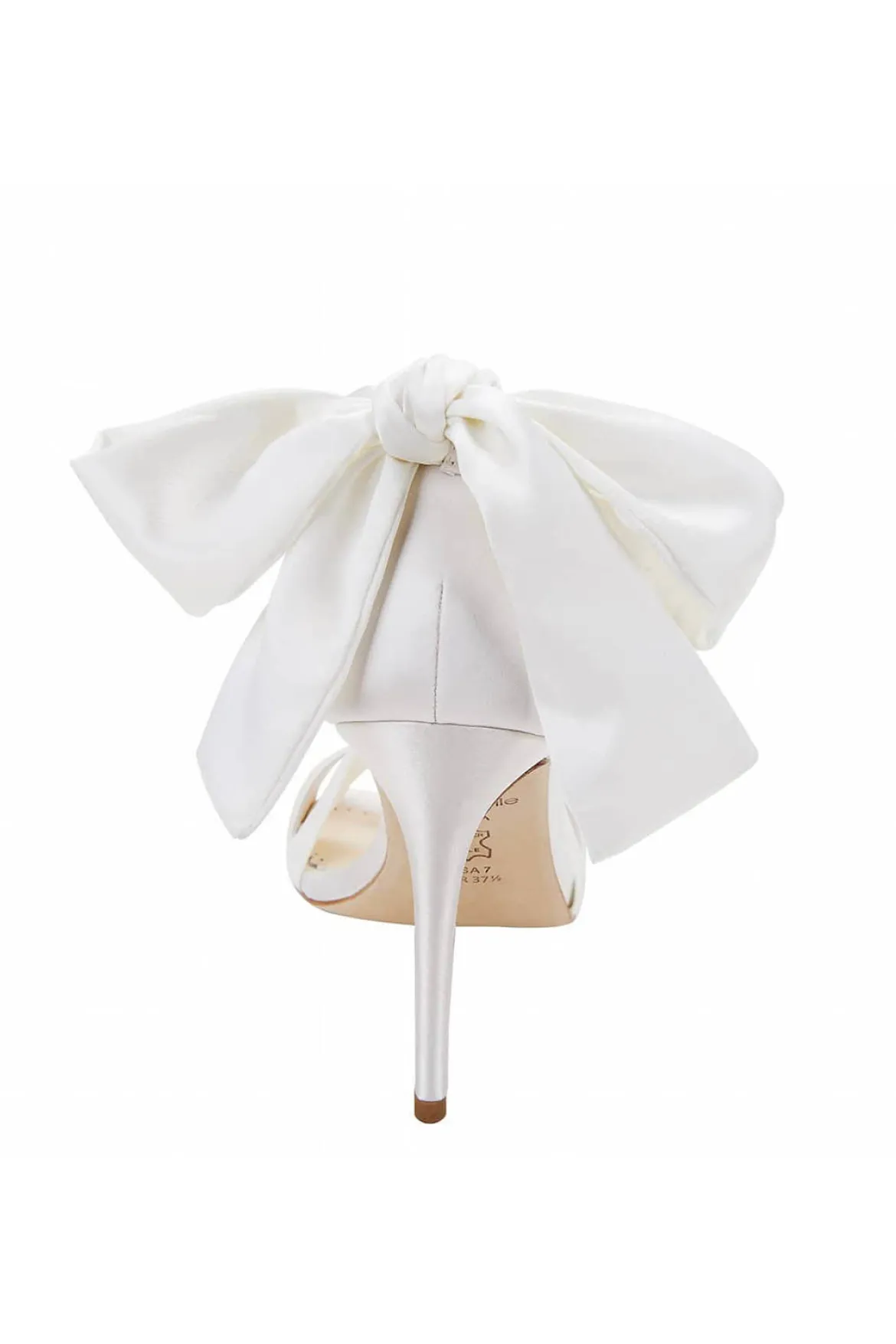 Braut High Heels mit Seidenband und Schleife – Kate Bella Belle Shoes