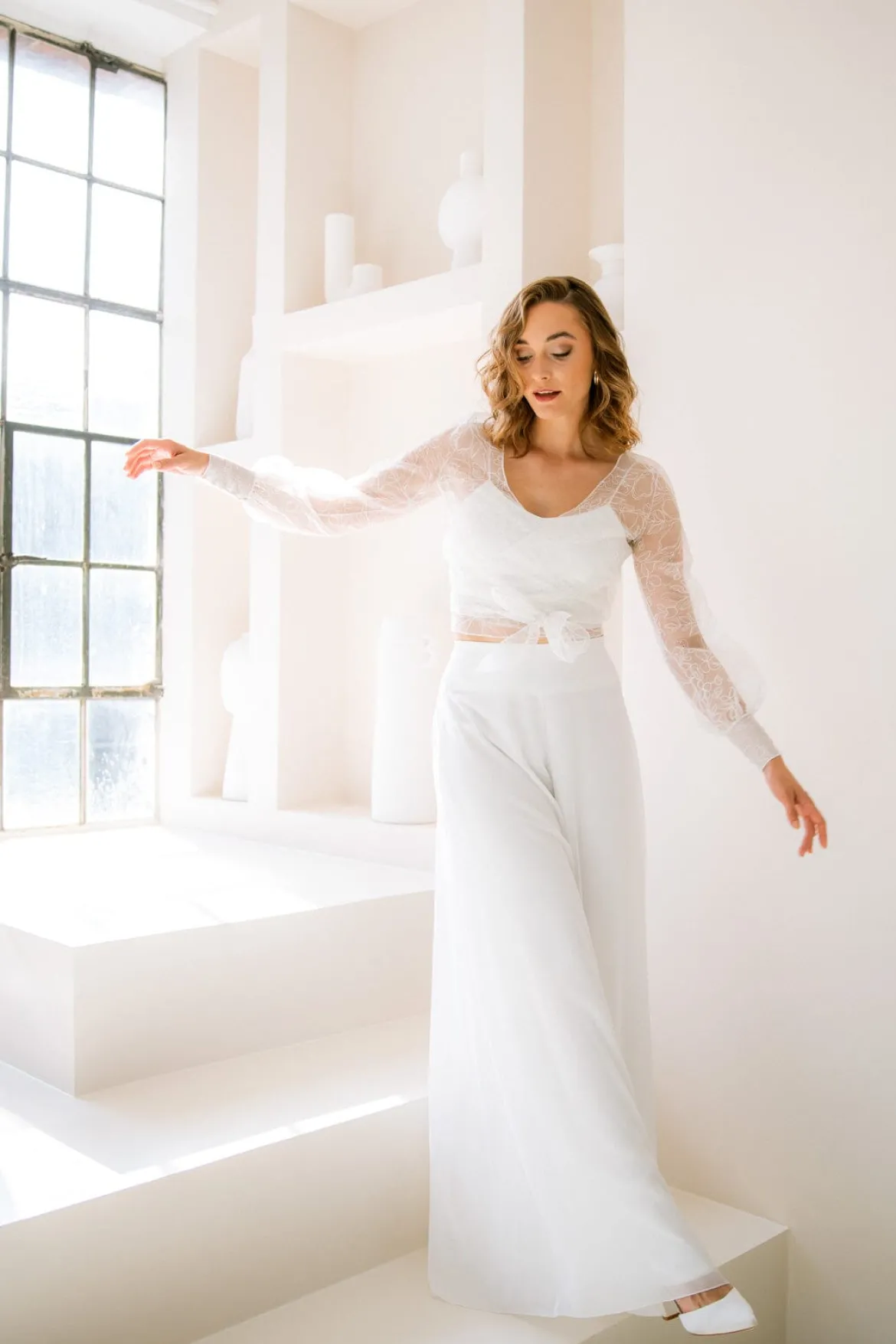 Braut Hose aus Chiffon – Nivis noni