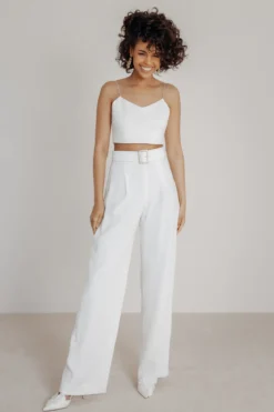 Braut Hose in Ivory – Tihana noni