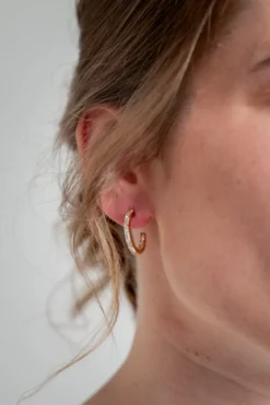 Braut Ohrringe mit Kristallen – Artist