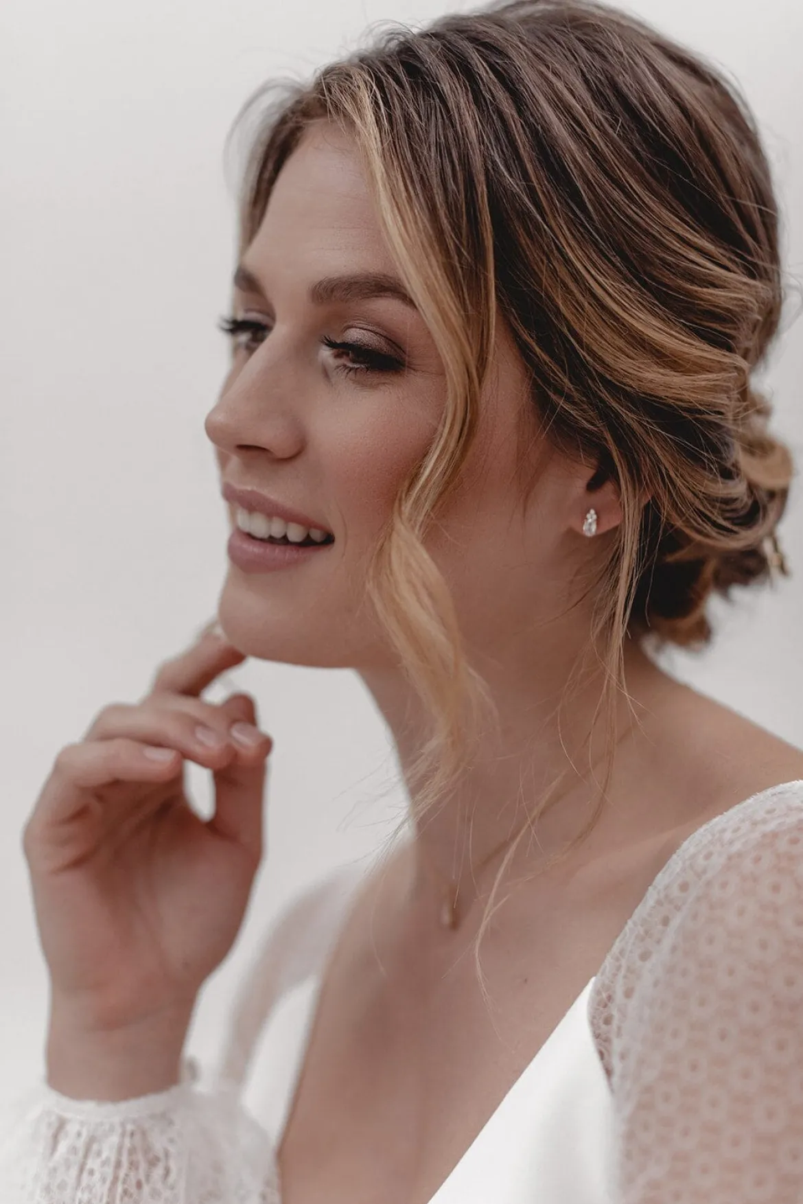 Braut Ohrstecker mit Zirkonia Kristallen - Dazzling Beauty