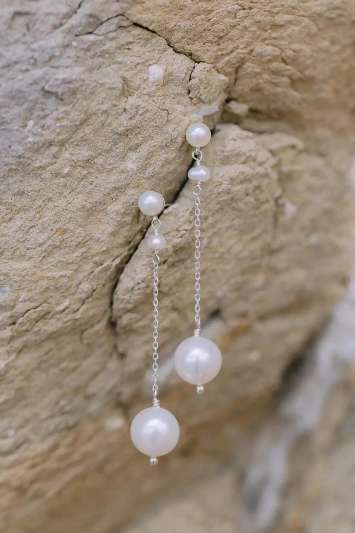 Braut Perlen-Ohrhänger – Mermaid's Treasure