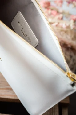 Braut-Pouch, Clutch mit Schriftzug