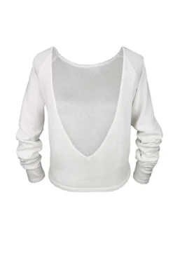 Braut Pullover aus Feinstrick mit V-Ausschnitt
