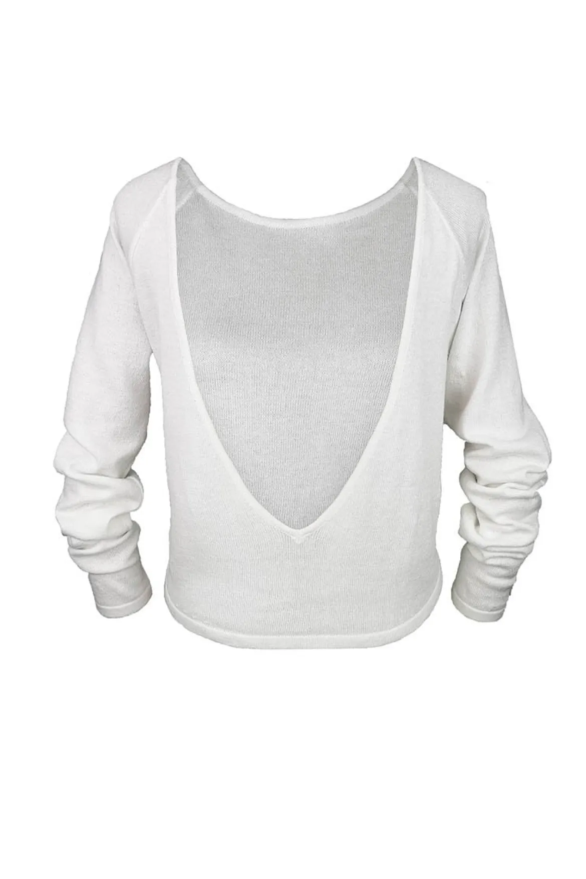 Braut Pullover aus Feinstrick mit V-Ausschnitt