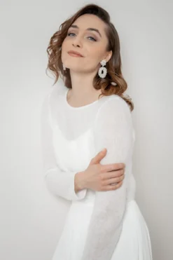 Braut Pullover aus Mohair-Strickmix – Suvi noni