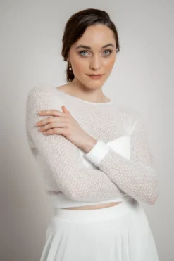 Braut Pullover aus Strickmix – Yosie noni