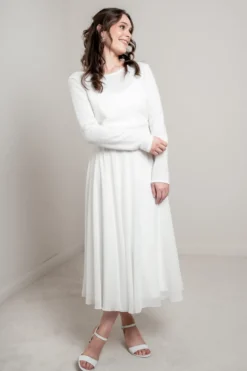 Braut Pullover mit Rückenausschnitt