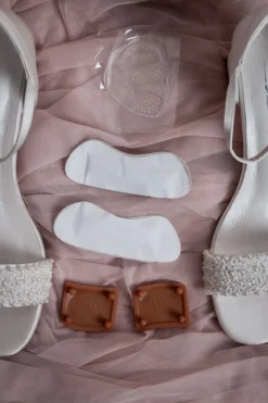 Brautschuh mit Perlen – Lauren Ivory Satin | G.Westerleigh