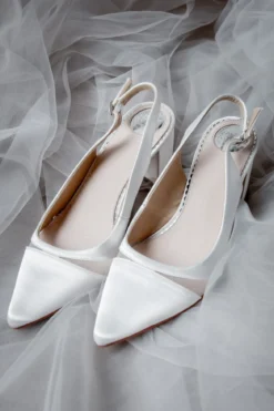 Braut Slingbacks aus Satin – Brooke | The Perfect Bridal Company