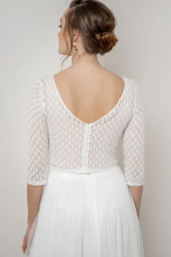Braut Strick-Top mit Vintagemuster – Haldis noni