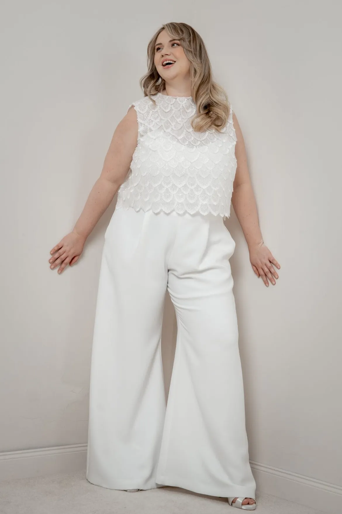 Braut Top aus Paillettenspitze – Eske noni Curvy