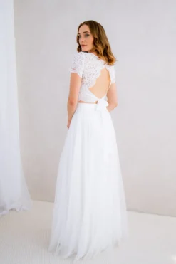 Braut Top mit Rückendetail – Zadie noni