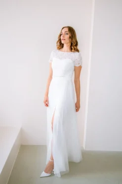 Braut Top mit Rückendetail – Zadie noni