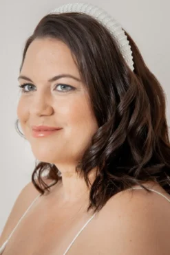 Breiter Braut Haarreif mit Kunstperlen | The Perfect Bridal Company