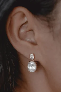 Cubic Zirkonia-Ohrstecker – Evelyn