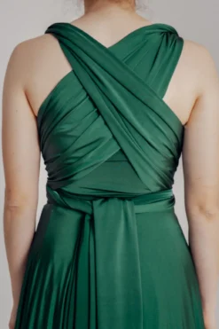 Dunkelgrünes Unterziehtop – Long Jersey Bandeau Forest Green Twobirds