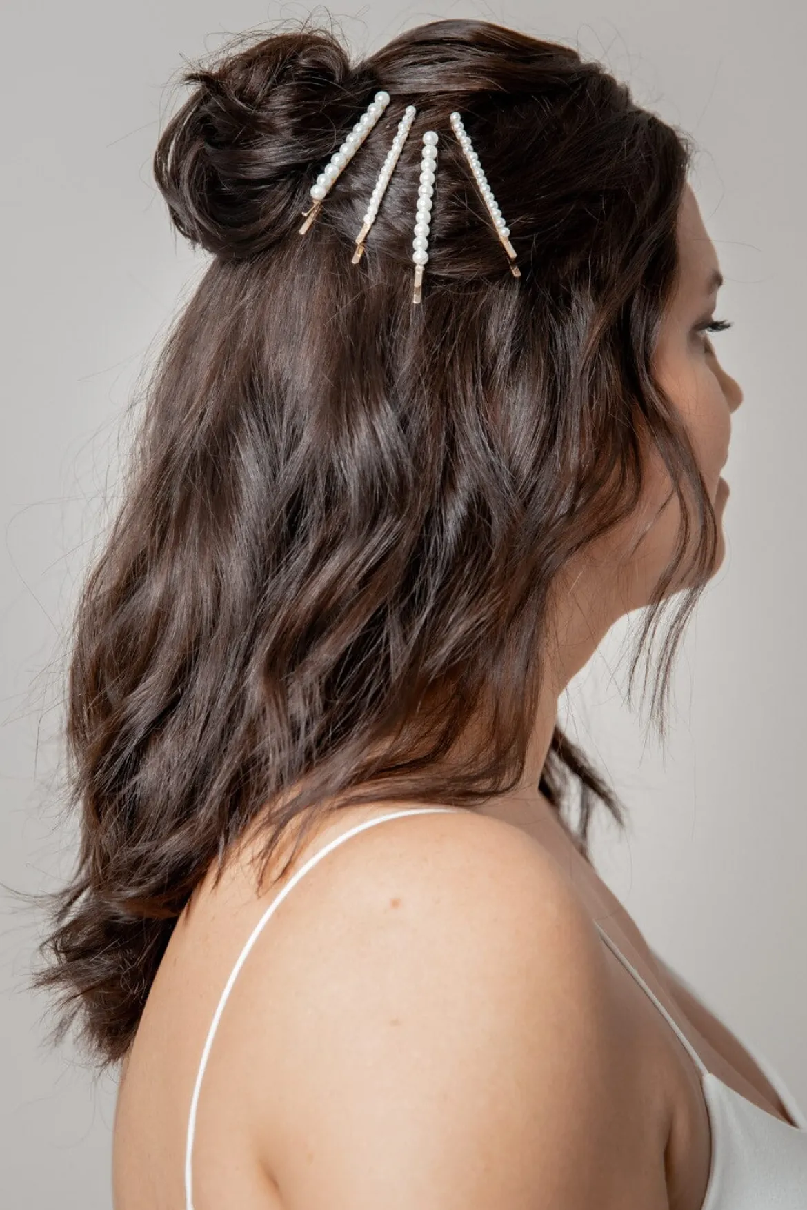 4-er Set Haarklemmen mit Kunstperlen | The Perfect Bridal Company