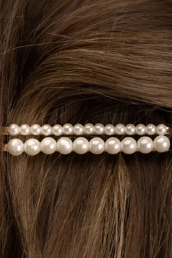 4-er Set Haarklemmen mit Kunstperlen | The Perfect Bridal Company