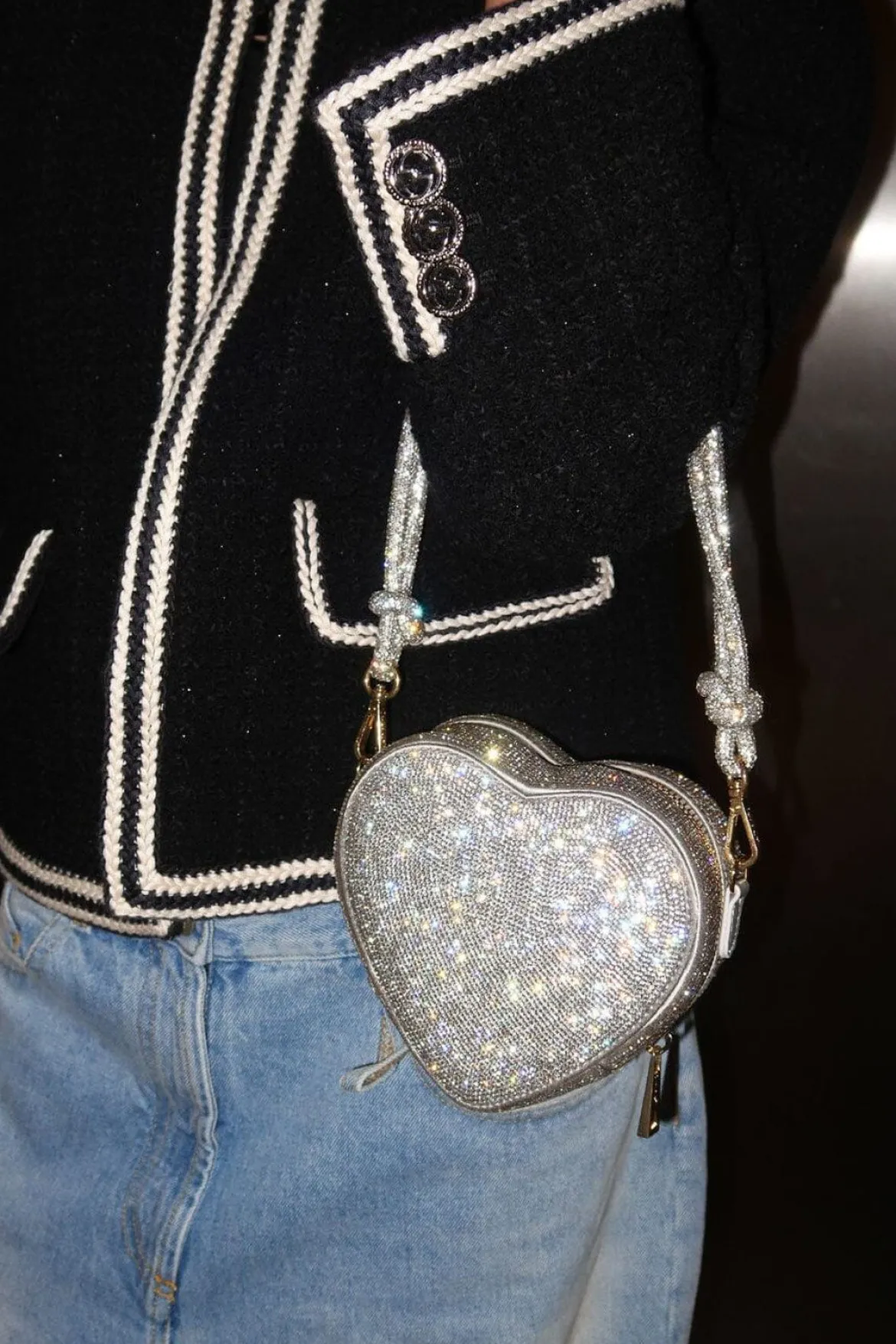Funkelnder Handtaschen-Riemen – Knot Strap Crystal | Weat