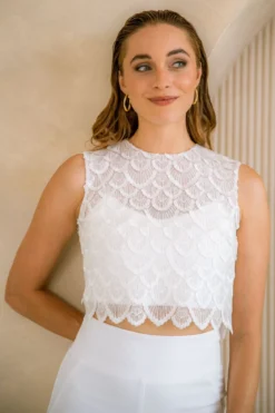 Funkelndes Braut Top – Eske noni