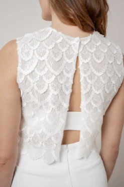 Funkelndes Braut Top – Eske noni