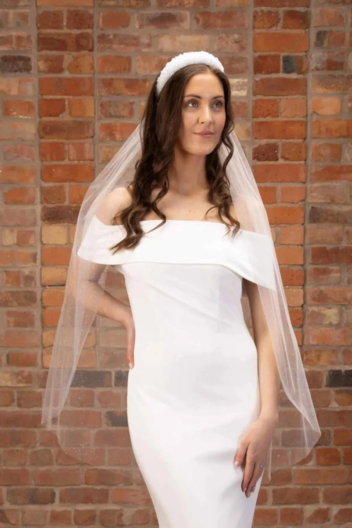 Glitzernder Braut Schleier | The Perfect Bridal Company
