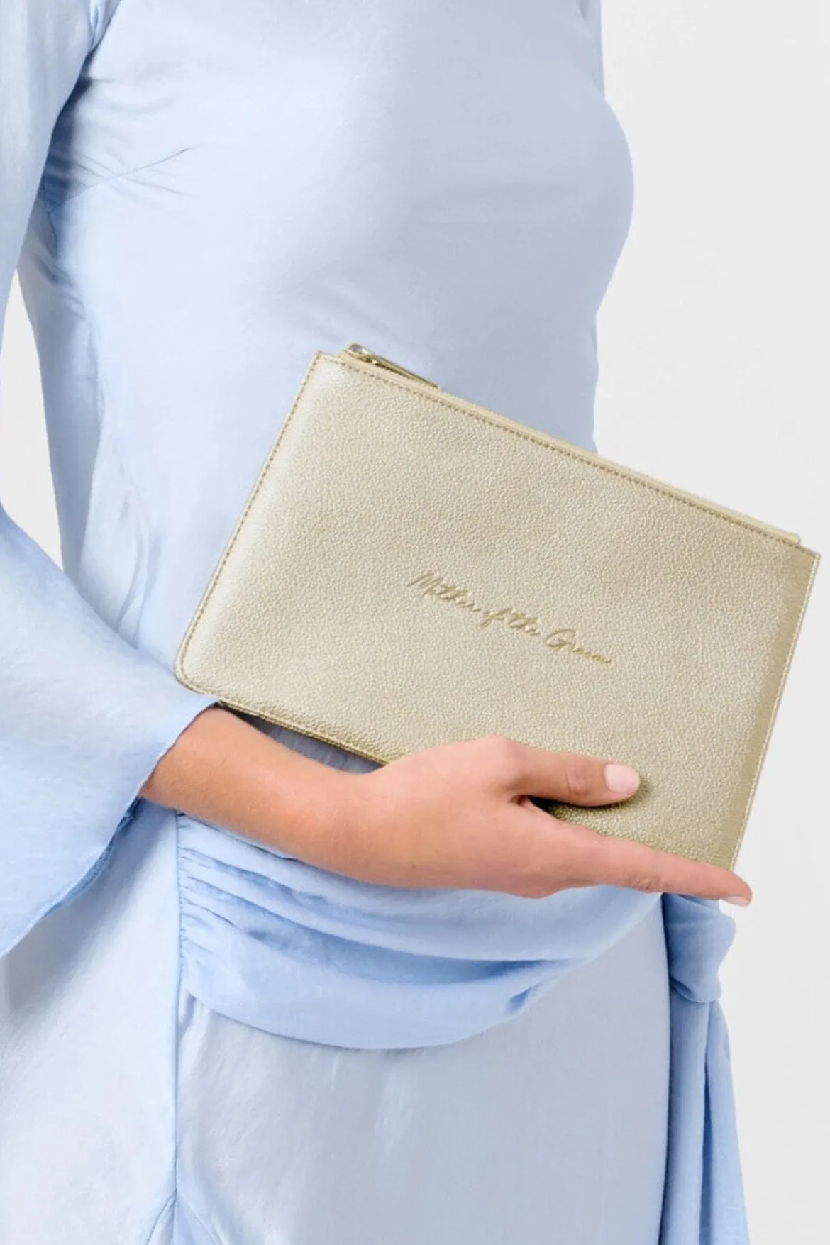 Goldfarbene Pouch "Mother of the Groom" – Katie Loxton