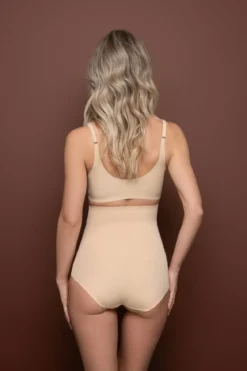 Invisible High Waist Brief Beige – Bye Bra