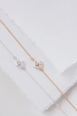 Ketten-Armband mit Kristall-Anhänger - Simply Gorgeous