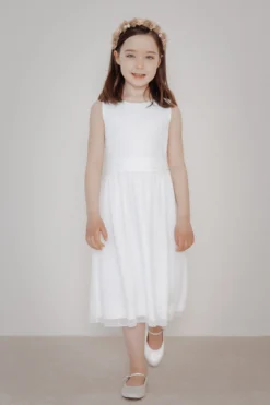 Kinderkleid mit Chiffonrock