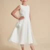 Kommunionkleid mit Tüll und Boho-Spitze