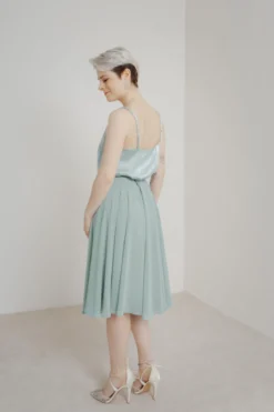 Kurzer Chiffonrock – Tulpa Mint Sanna Lindström