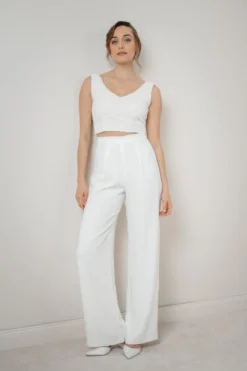 Kurzes Spitzen-Braut Top – Timea noni