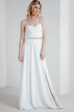 Kurzes Top mit Herzausschnitt – Pina noni