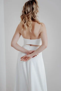 Kurzes Top mit Herzausschnitt – Pina noni