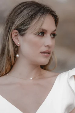 Lange Rückenkette mit Perlen – Sea Of Love