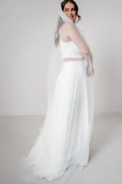 Langer, verzierter Schleier | The Perfect Bridal Company