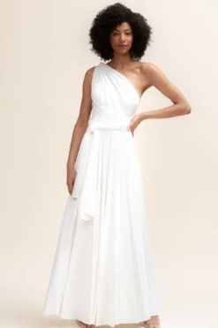 Langes Ballkleid zum Binden – Ballgown Ivory Twobirds