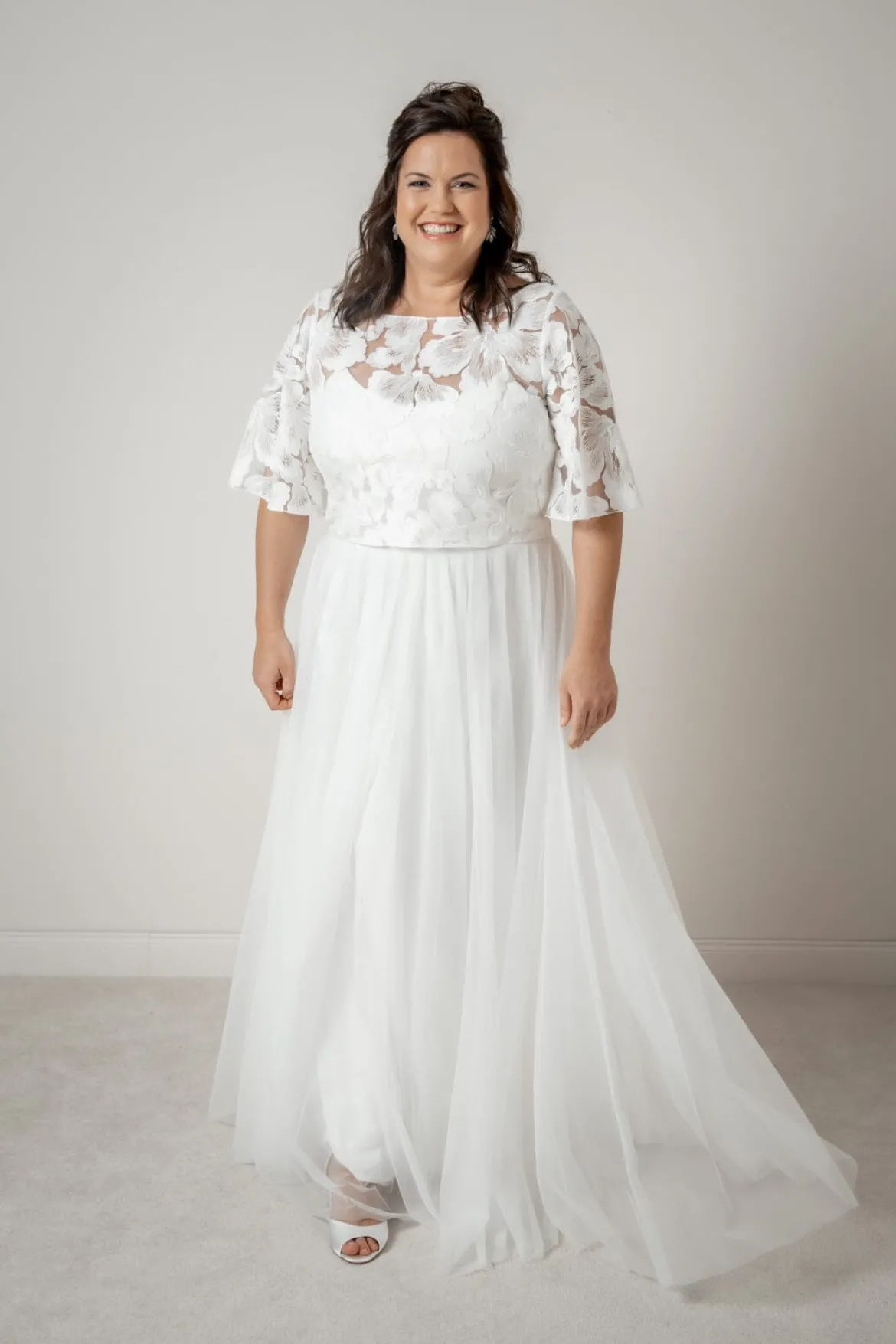 Maxi-Braut Rock aus Softtüll – Christy noni Curvy