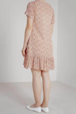 Mini-Kleid mit Blumenprint