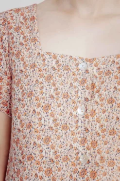Mini-Kleid mit Blumenprint
