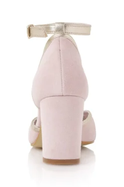 Pastellfarbene Brautschuhe – Nowi Powder Pink Suede