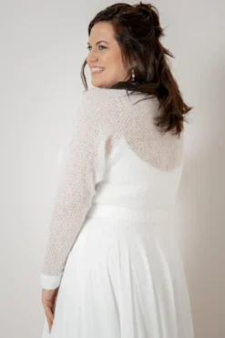 Plus Size Braut Pullover aus Strickmix – Yosie noni Curvy