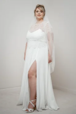Plus Size Braut Rock aus Chiffon – Jona noni Curvy