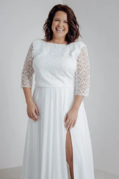 Plus Size Braut Rock aus Chiffon – Jona noni Curvy